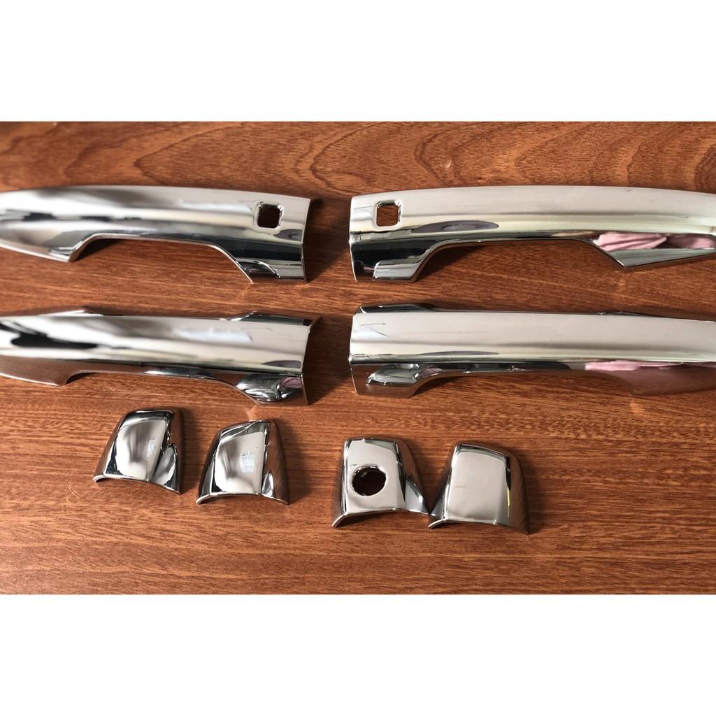 BỘ ỐP TAY CỬA MẠ VÂN CACBON DÀNH CHO XE MITSUBISHI XPANDER 2018-2019-2020-2021
