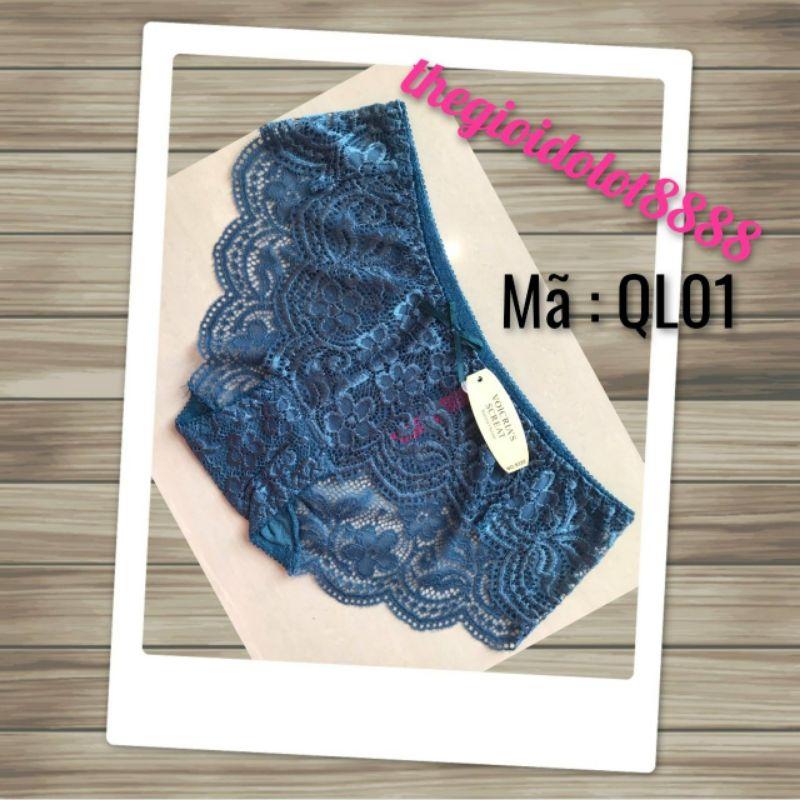 Quần lót ren chất liệu cotton co giãn tốt mã đặt hàng QL01