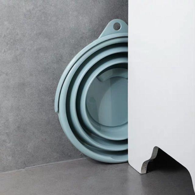 Xô gấp gọn thông minh 3 cỡ siêu bền, không lo vỡ TA