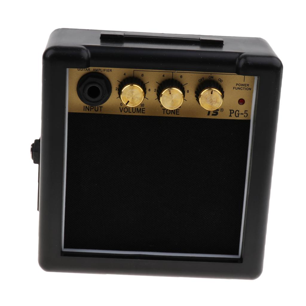 Sunnimix 5 Watt 9V Mini Điện Acoustic Guitar Thực Hành AMP Cho Solo Performance120x120x60mm
