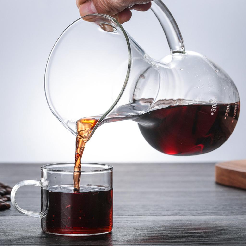 Pour Over Coffee Maker Glass Coffee Drip Kettle Coffee Brewing Tool