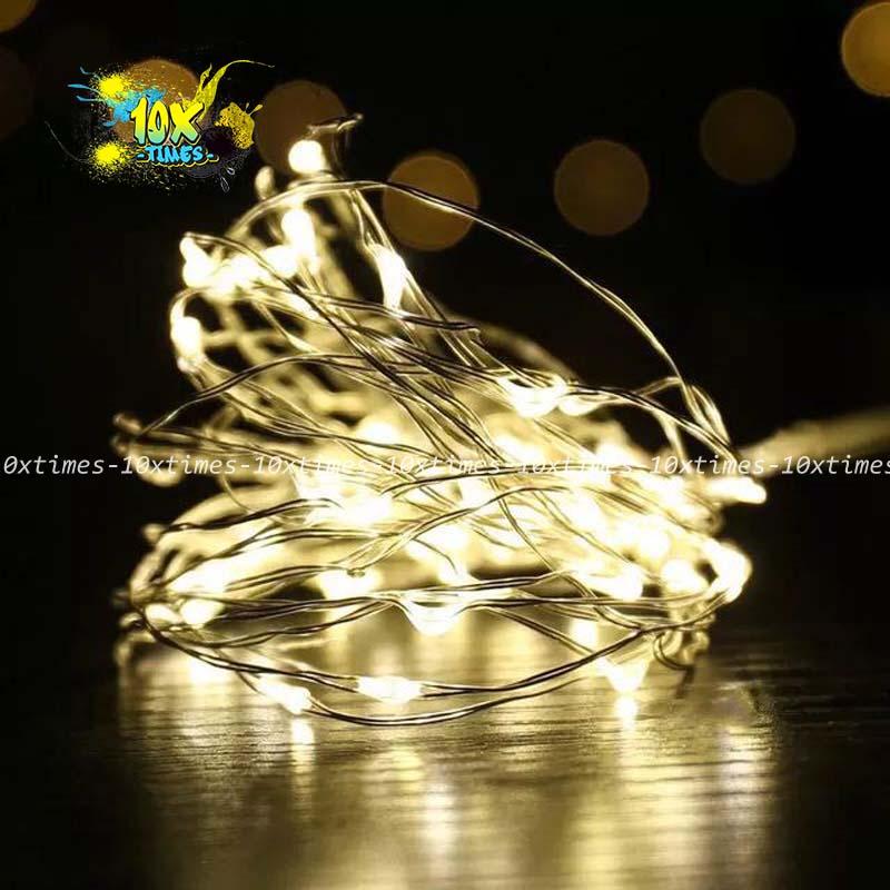 Đèn led trang trí, đèn đom đóm fairylight light decor nhà cửa trang trí hộp quà, có sẵn pin, chụp ảnh