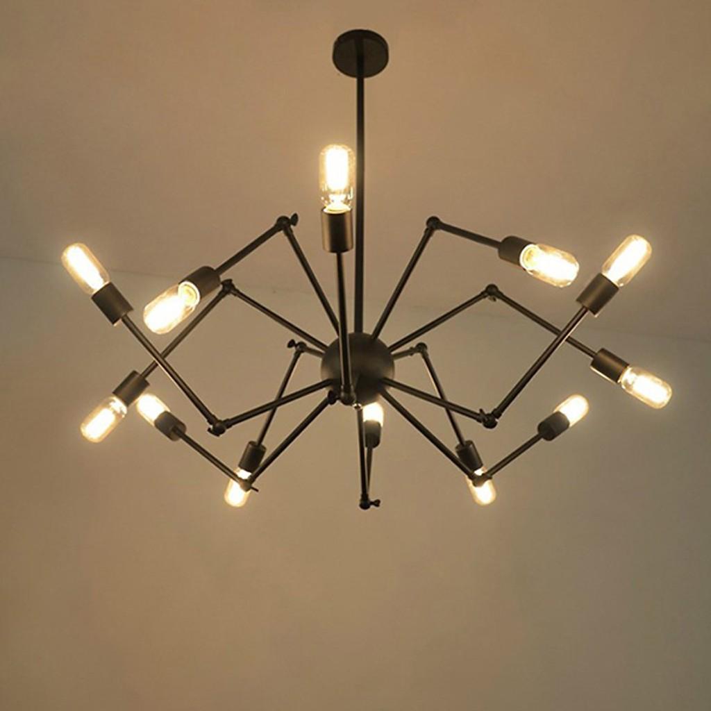 Đèn chùm sắt hình chân nhện cứng chưa bao gồm bóng đèn TTK.21T12