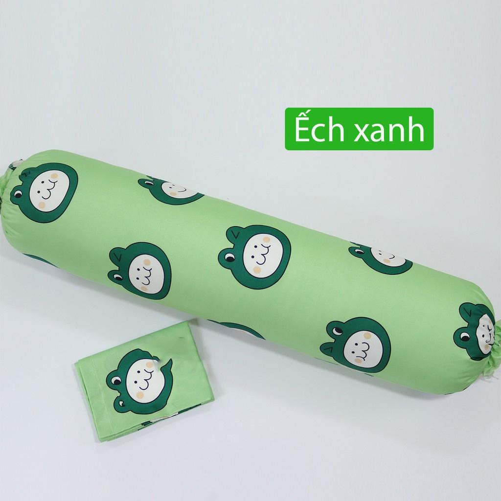 (Giá sỉ) Áo gối ôm, vỏ gối ôm loại to mẫu Heo Hồng bao gối dài poly cotton 30x100cm loại đẹp