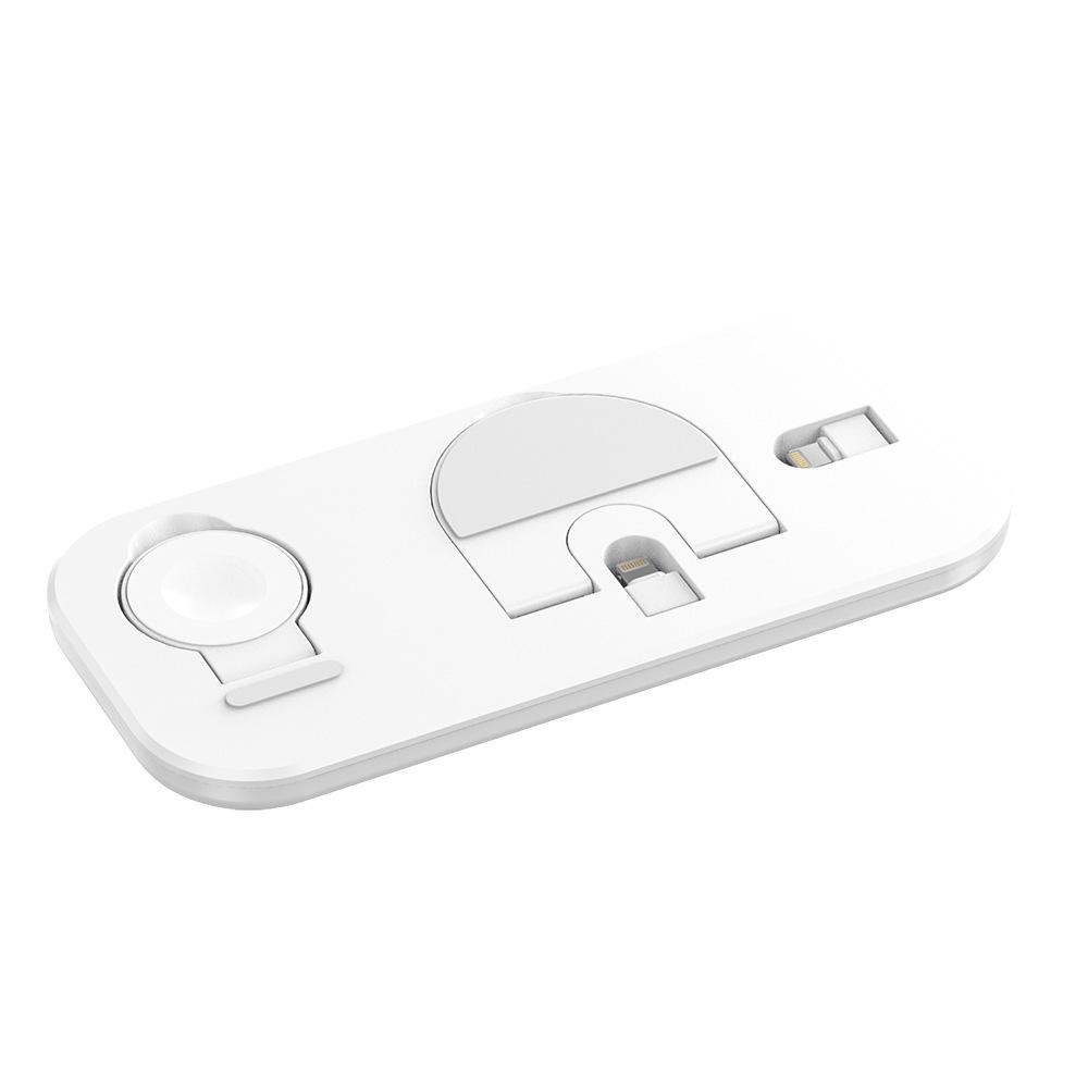 Bộ sạc không dây ba trong một kiểu mới nhất phù hợp với điện thoại di động Apple, đồng hồ, tai nghe, phích cắm sạc, nguồn ghế sạc