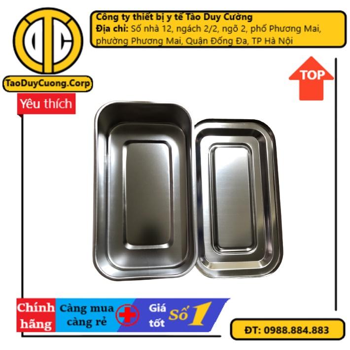 Hộp tiểu phẫu inox có nắp và quai-hộp tiểu