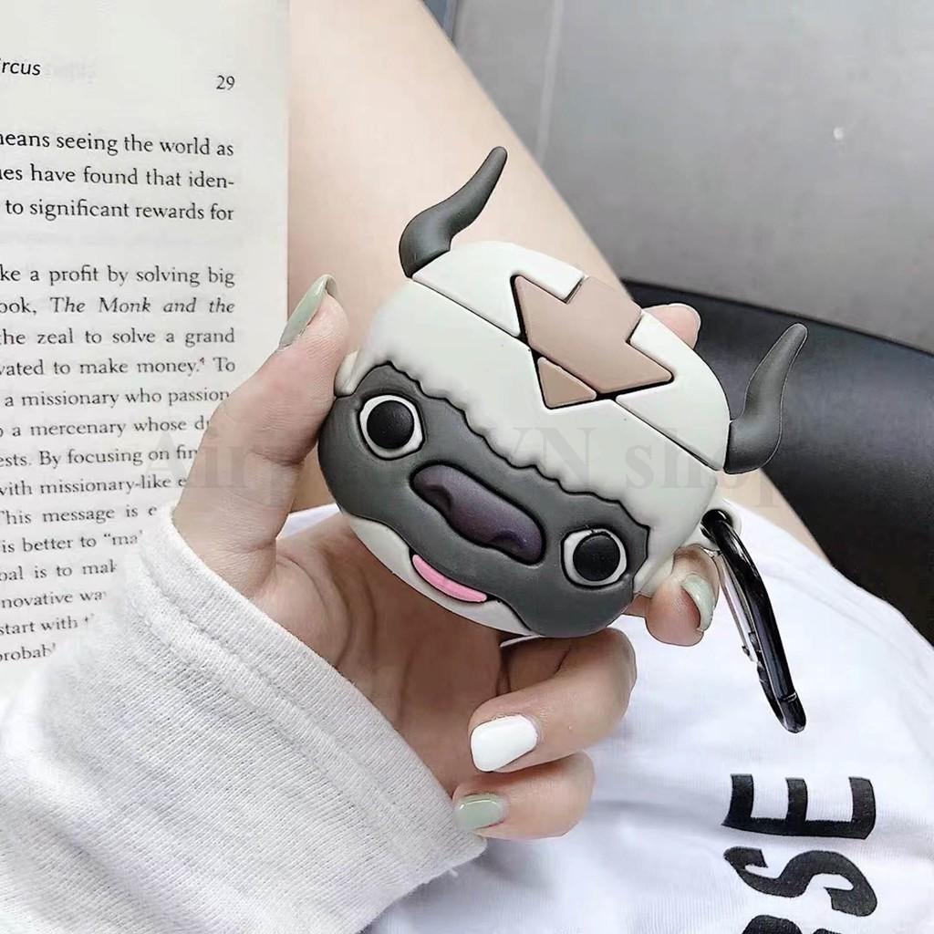 Bao Case Ốp dành cho Airpods Pro trâu siêu ngầu silicon cao cấp