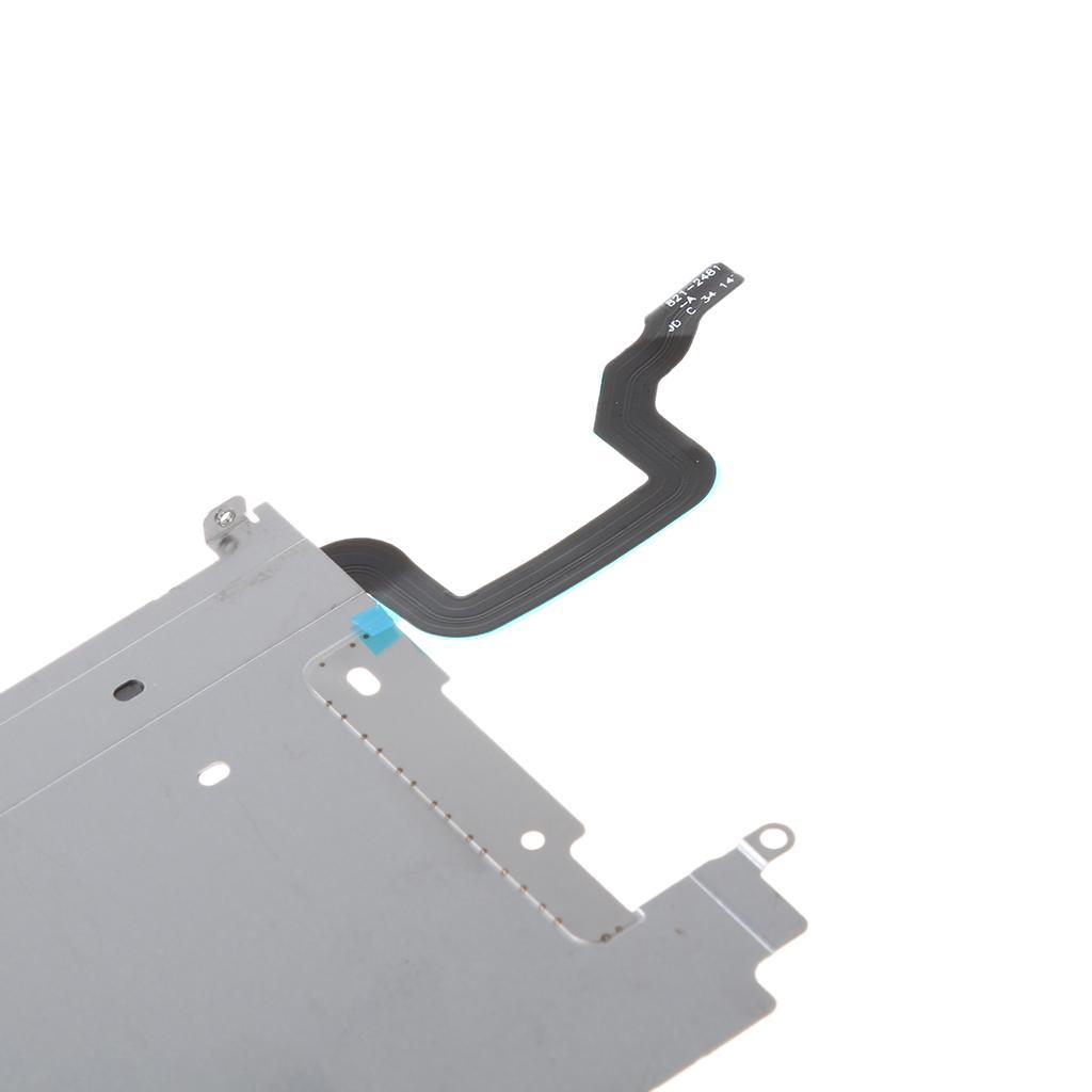 Replacement LCD Metal Backplate Shield Home Button Flex Cable for 6