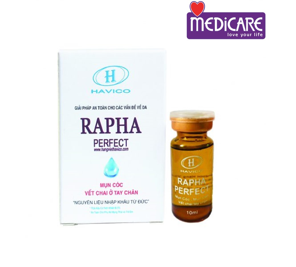 0132314 HAVICO Rapha Perfect mụn cóc Hộp 10ml