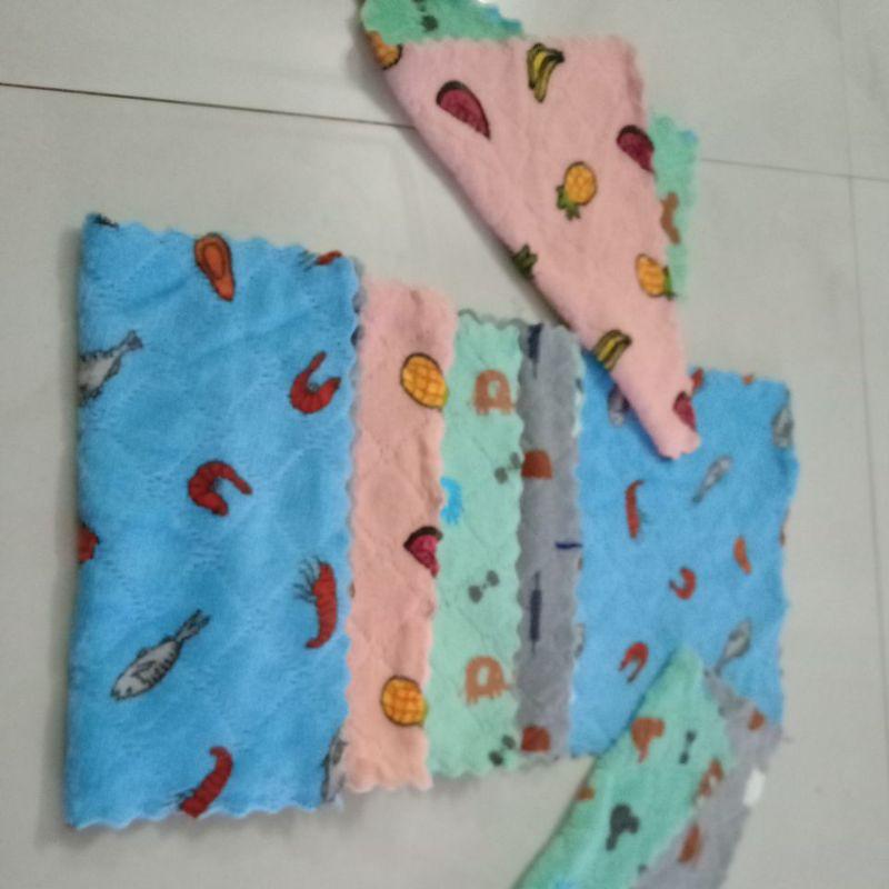 Khăn Lau Mặt Hình Vuông OGGY Ngộ Nghĩnh Chất Liệu Cotton Dành Cho Trẻ Em