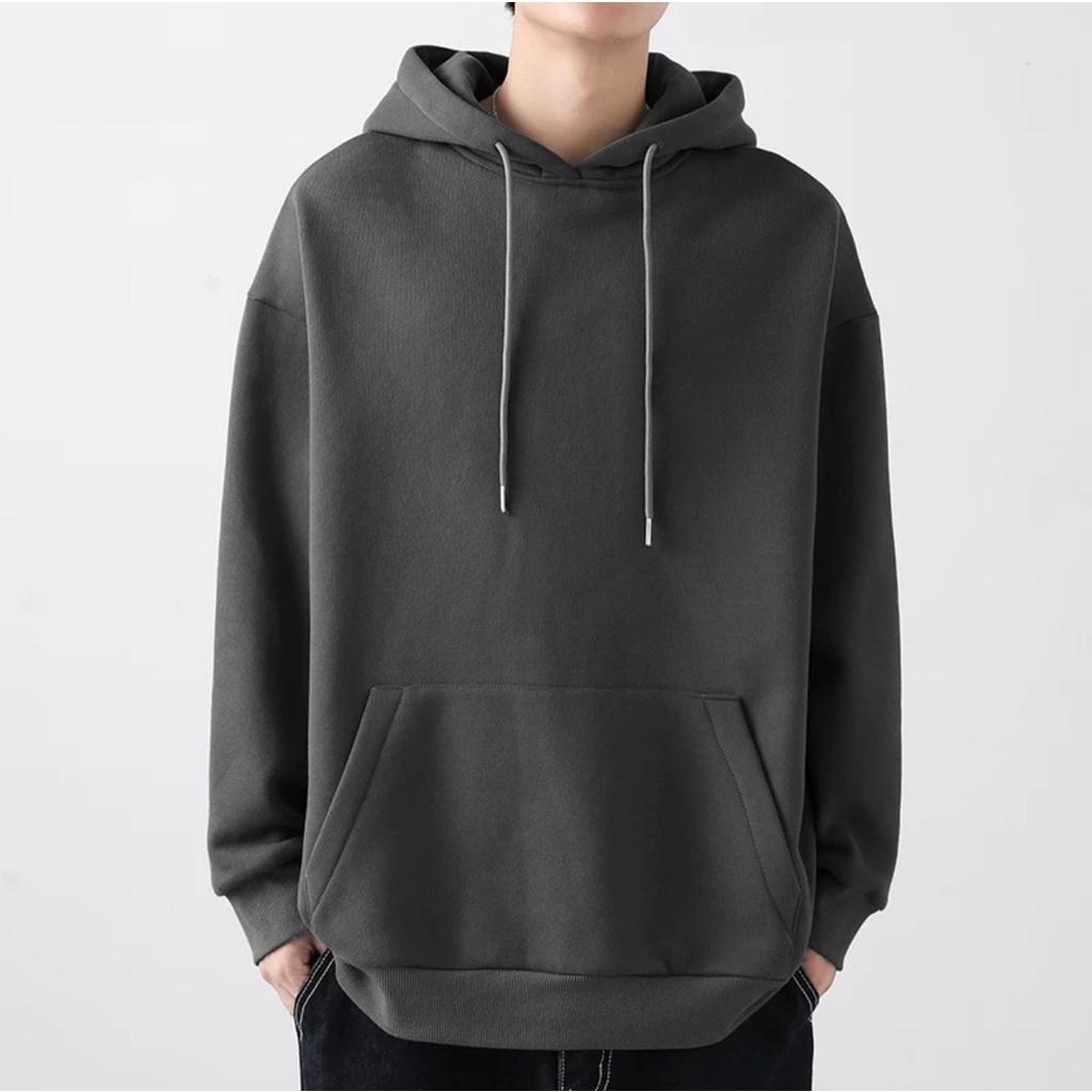 Áo hoodie nỉ trơn FFSTORE mũ 2 lớp, form rộng, vải dày dặn siêu rẻ phù hợp cho cả nam và nữ