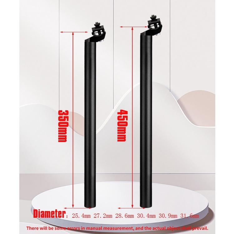 Ống Trụ Yên Xe Đạp Leo Núi Bằng Hợp Kim Nhôm 25.4 / 27.2 / 28.6 / 30.4 / 30.9 / 31.6 350mm 450mm