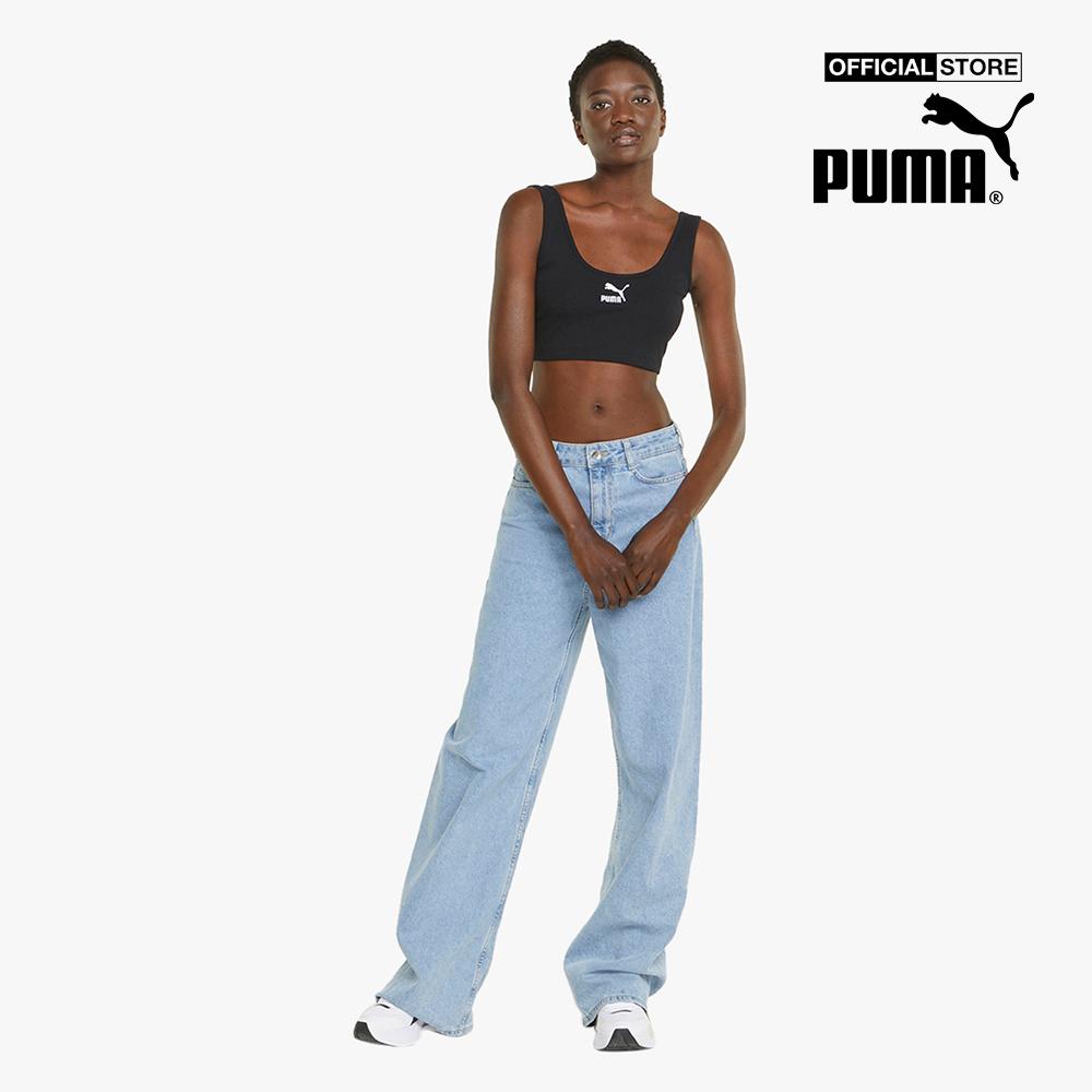 PUMA - Áo croptop nữ Classics Ribbed 533447