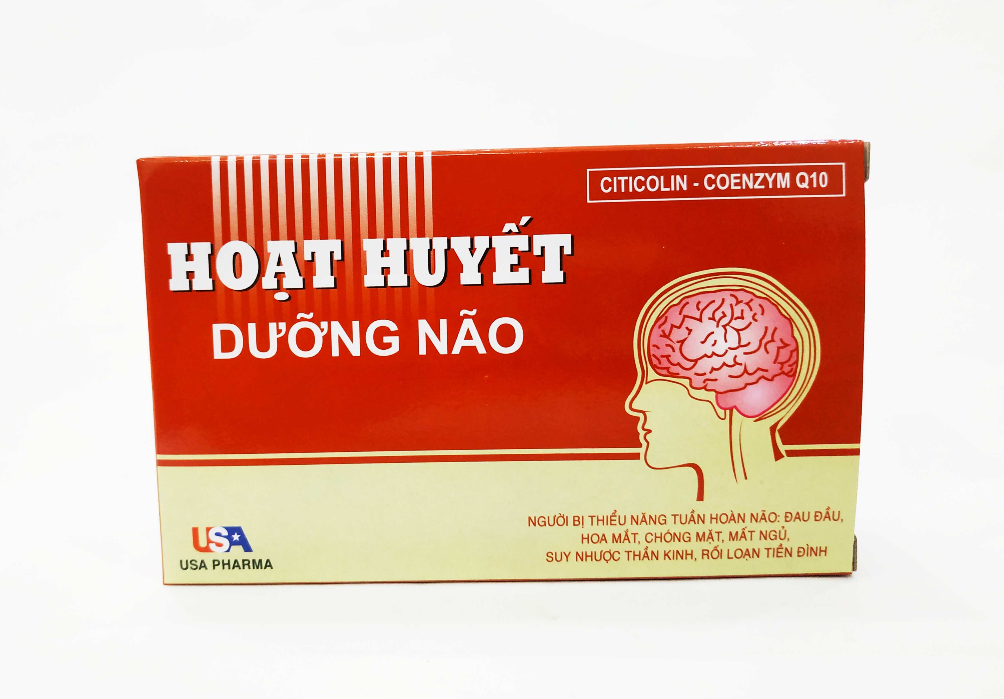 Hoạt Huyết Dưỡng Não – Giúp Tăng Cường Tuần Hoàn Máu Não – Ngăn Ngừa Giảm Nguy Cơ Tai Biến Mạch Máu Não - Hộp 100 Viên