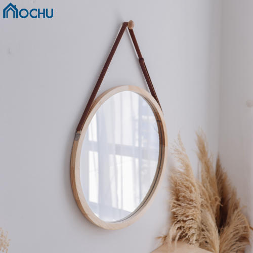 Gương Tròn Treo Tường Khung Gỗ OCHU - Mirror Circle 60