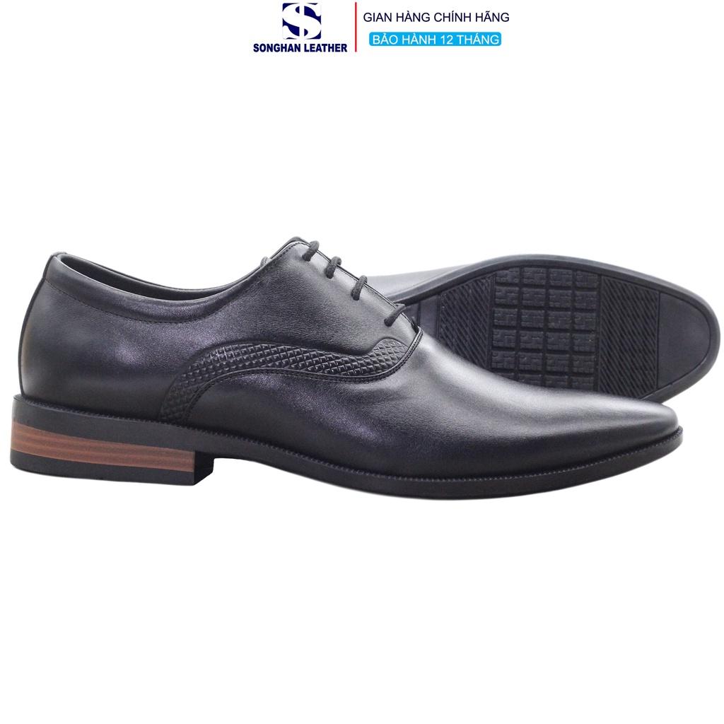 Giày Nam Oxford Công Sở Da Bò Nappa Cao Cấp Songhan Leather SH03.Giày Đế Khâu Tay.Bảo Hành 12 Tháng