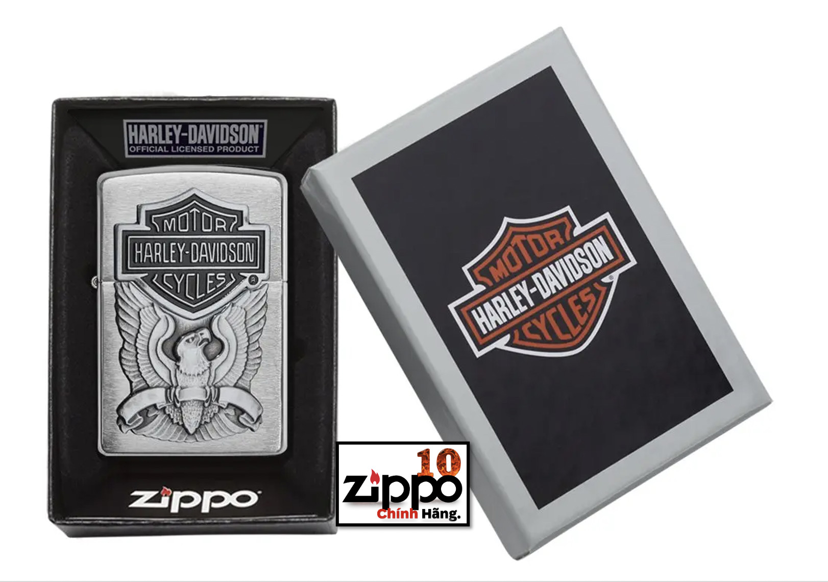 Bật lửa Zippo 200HD.H284 Harley-Davidson- Chính hãng 100%