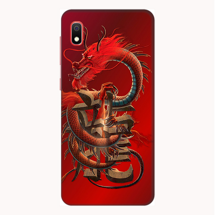 Ốp lưng điện thoại Samsung Galaxy A10 hình Rồng Đỏ - Hàng chính hãng
