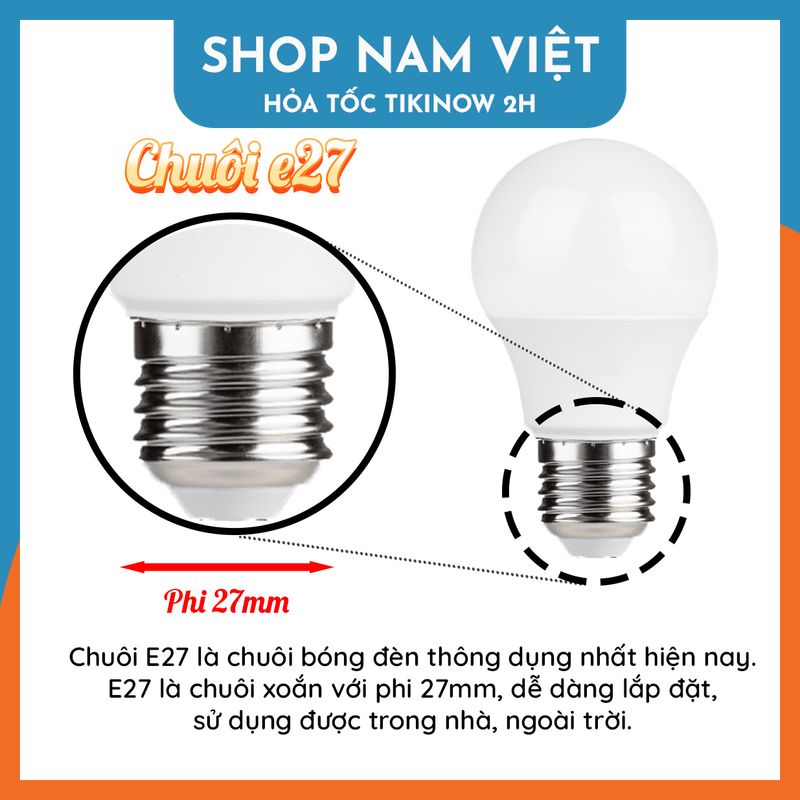 Bóng Đèn Led Bulb, Led Edison Đui E27 Các Loại - Hàng Chính Hãng NAVIVU