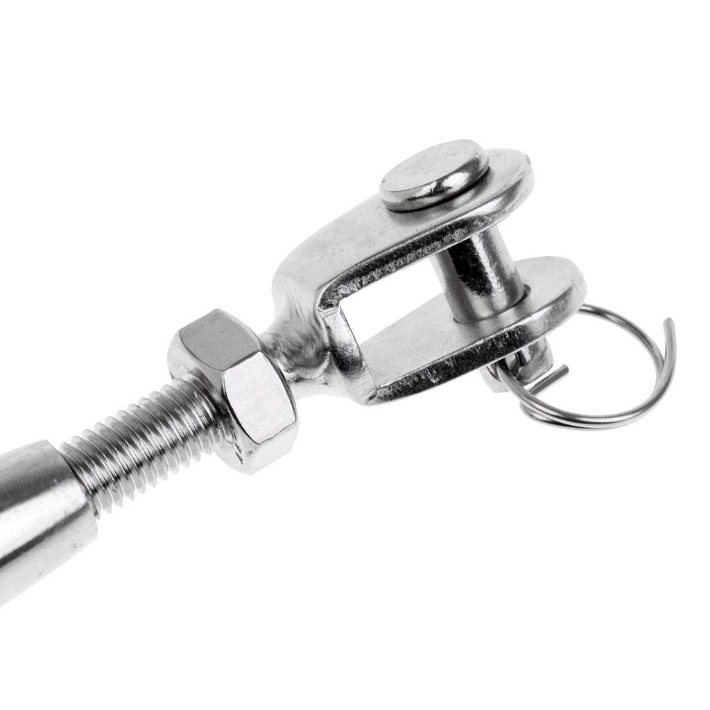 30KN Heavy Duty Zip Line Cable Trolley Zipline Fast Speed Dual Pulley + M12 Jaw Turnbuckle Rigging Screw