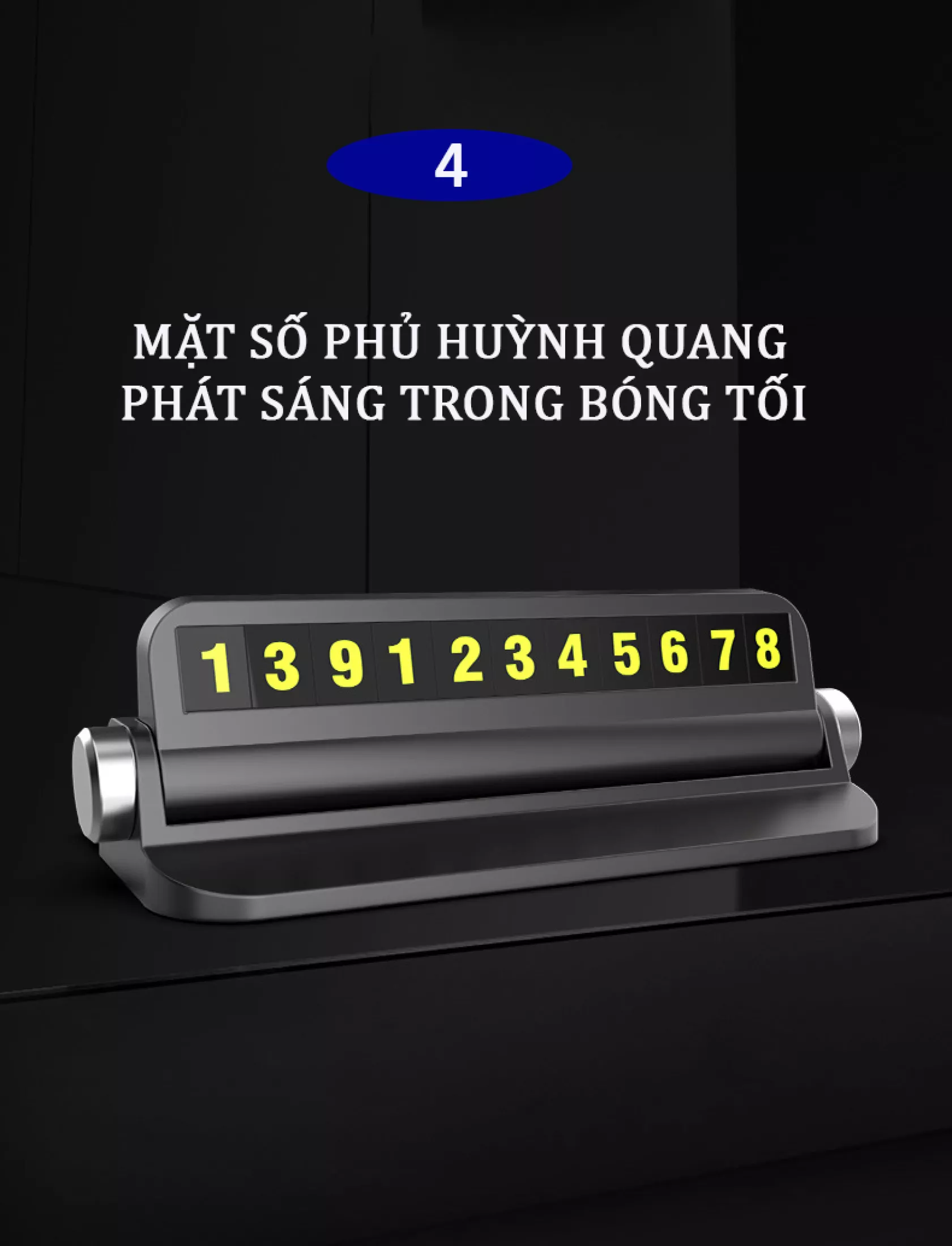 Bảng Ghi Số Điện Thoại Gắn Taplo Oto Tiện Lợi, Kiêm Đế Đỡ Điện Thoại Đa Năng, Thiết Kế Nhỏ Gọn, Đẹp Mắt