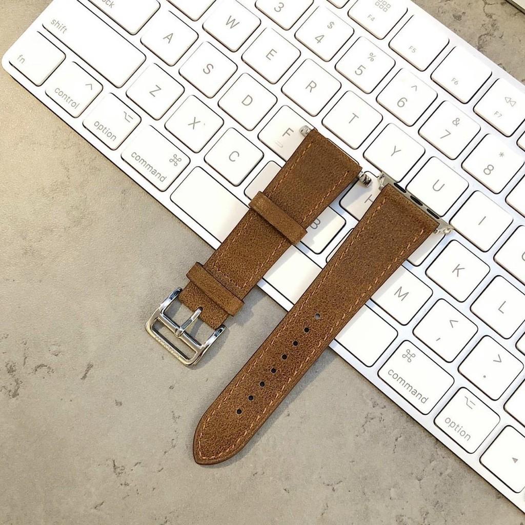 Bộ sưu tập dây da màu nâu cực đẹp dành cho apple watch