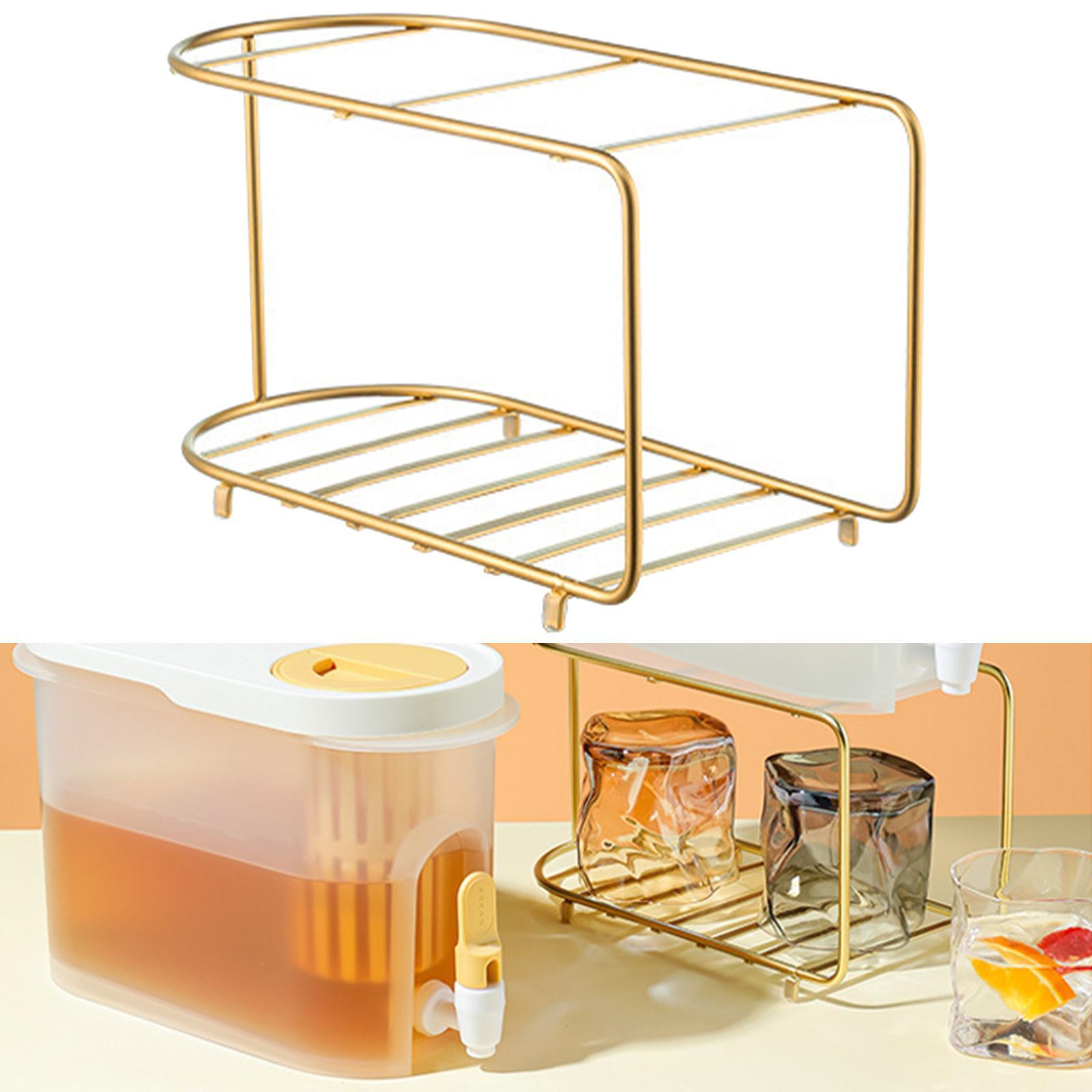 Beverage Drinking Jar Dispenser Support Stand Holder Rack Sturdy Party