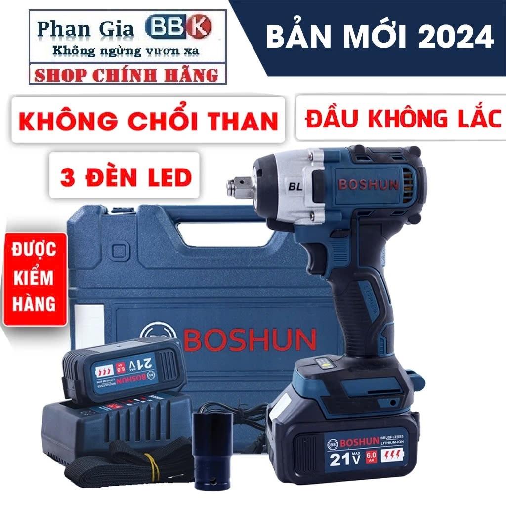 [chính hãƞg] Máy chuyên vít Boshun BS-CV380NCP , Không chổi than, Pin 10 cell, Sản phẩm bảo hành chính hãƞg