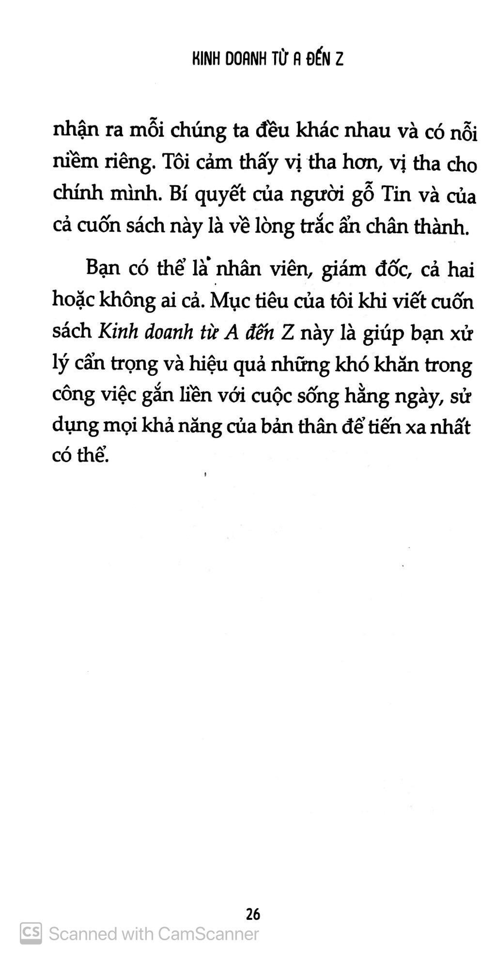 Kinh Doanh Từ A Đến Z