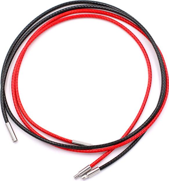 Combo 2 sợi dây vòng cổ cao su - đen + đỏ DCSEO1