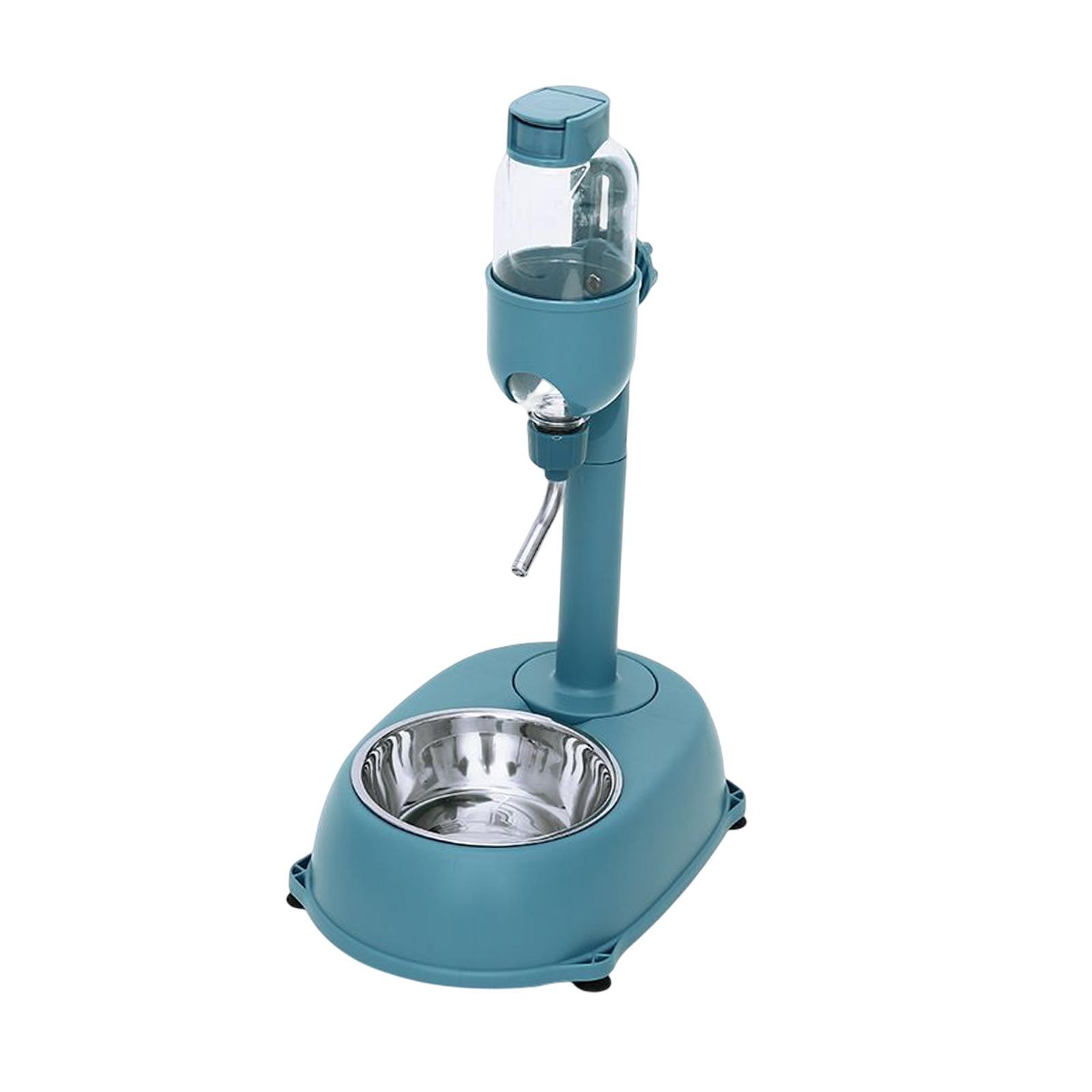 Pet Automatic Water Drinker, Dog Cat Feeder Waterer Puppy Adjustable Dog Bowl Food Dispenser Drinking Bowl Feeder