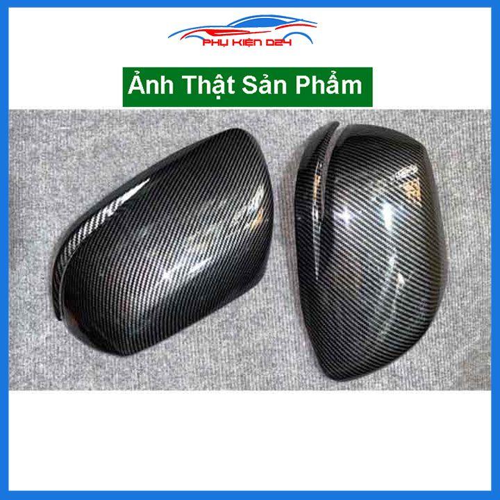Ốp gương chiếu hậu CRV, C-RV 2018-2019-2020-2021-2022 vân Cacbon bảo vệ chống trầy trang trí làm đẹp xe