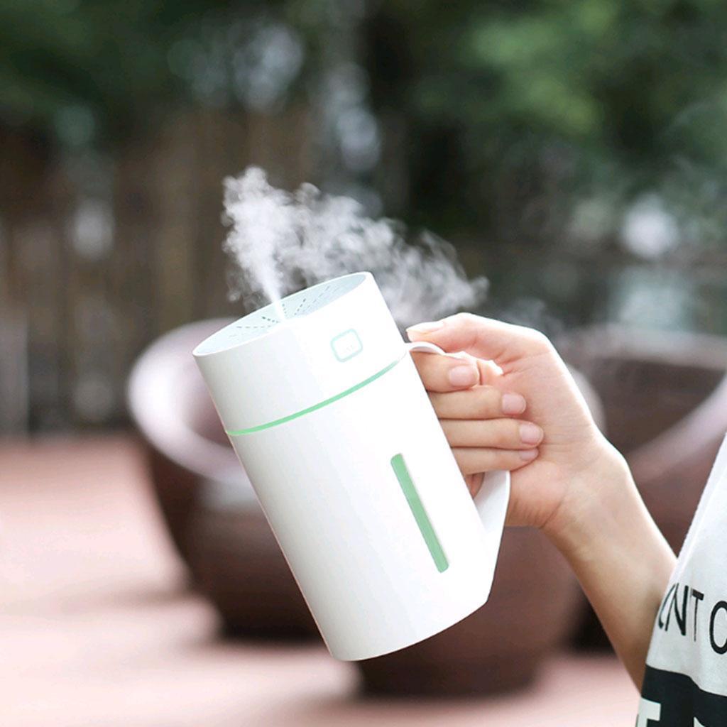 USB Ultrasonic Humidifier LED Light Air Purifier Aroma Diffuser