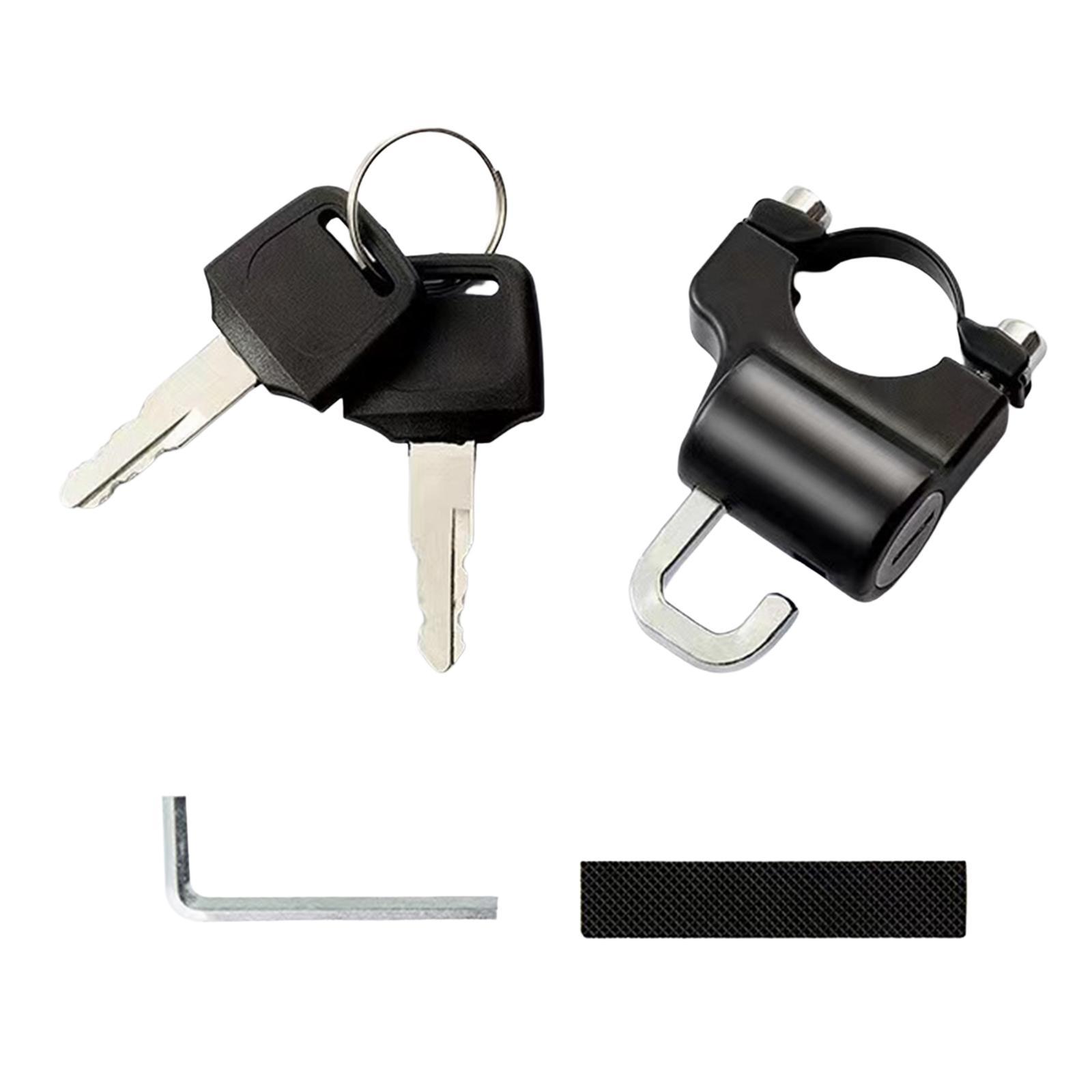 Motorcycle Hook Lock Easy to Install Anti for Street Bike