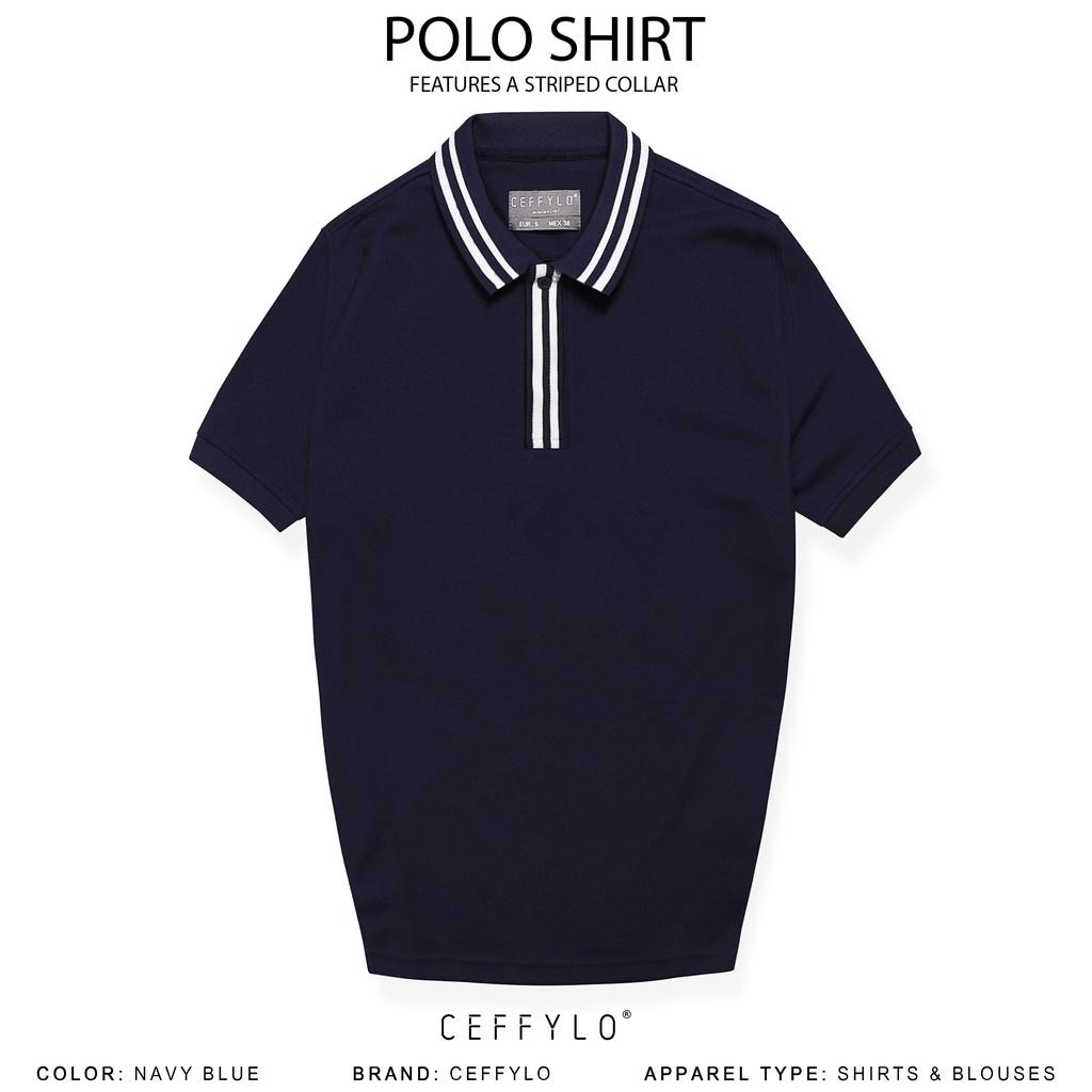 Áo Polo Nam Phối Cổ CEFFYLO Lịch Sự, Chuẩn Style
