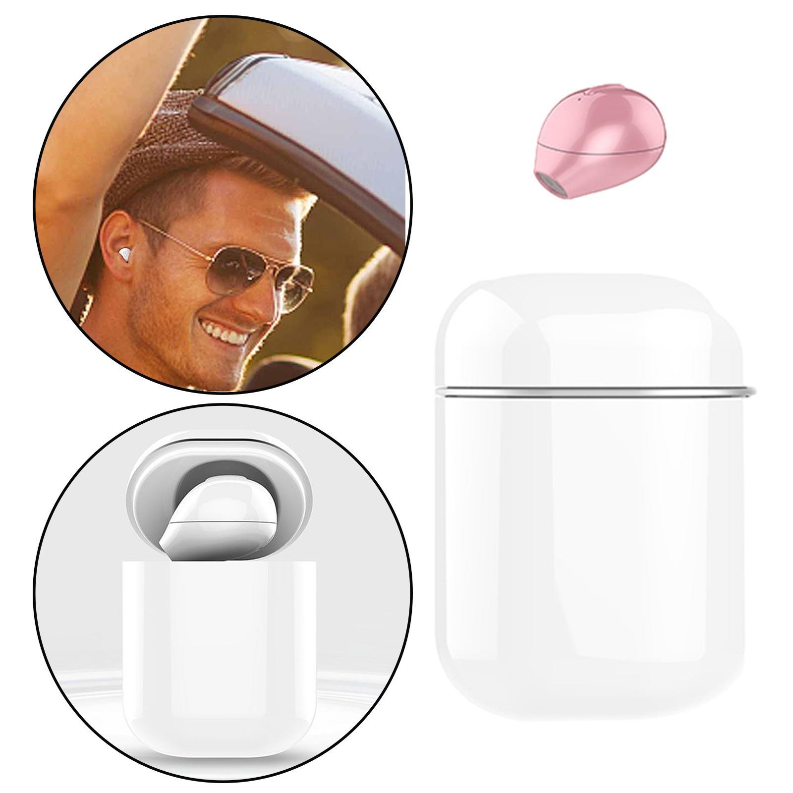 Mini Wireless Earphone Bluetooth Earpiece Button Control Pink