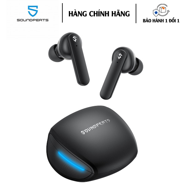 Tai Nghe Bluetooth Earbuds SoundPeats Air3 trang bị bộ chống ồn ANC mức cao, tạo ra âm thanh bao bọc - Hàng Chính Hãng