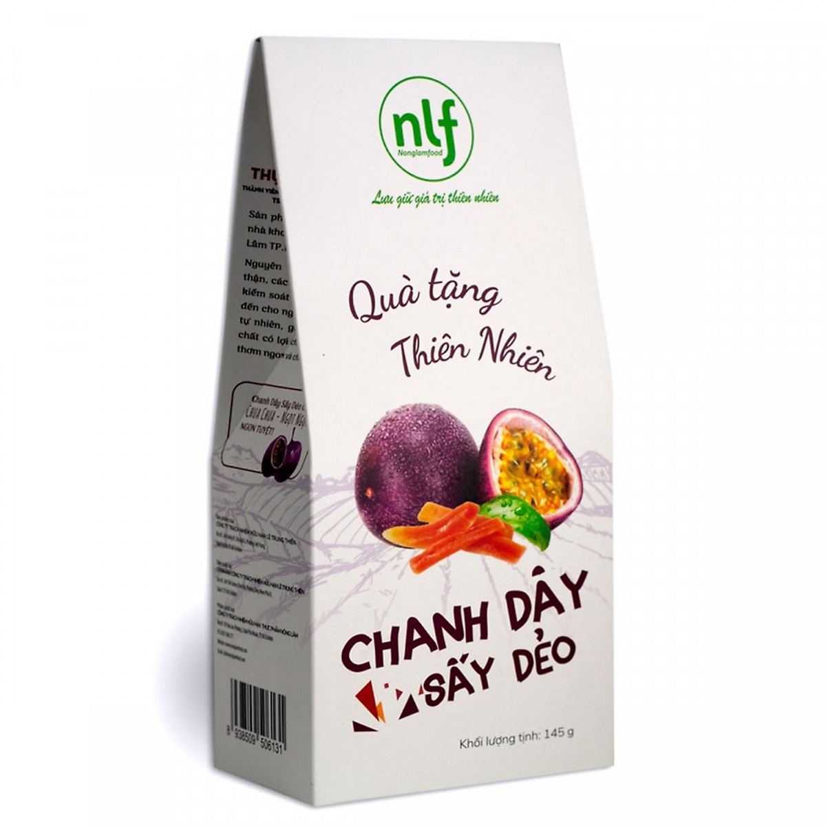 Vỏ Chanh Dây Sấy Dẻo (Passion Fruit) 145G  - Nông Lâm Food | Món Quà Cho Sức Khỏe Từ Thiên Nhiên 100% | Đồ Ăn Vặt - Đặc Sản Việt