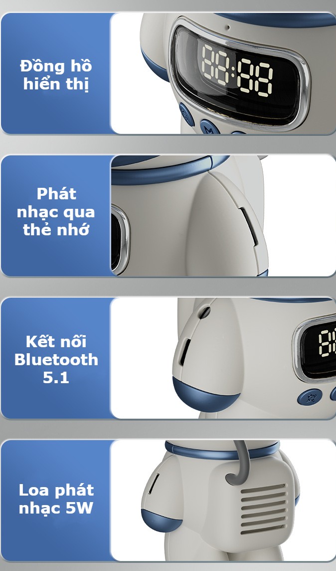 Loa Bluetooth Astronaut AI DODO - cao cấp