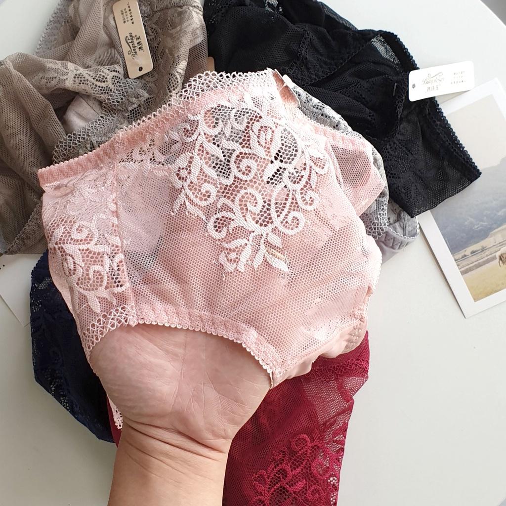 Quần lót nữ ren lưới cạp cao Royal Babe - Quần chip gen bụng Havana FLQ124