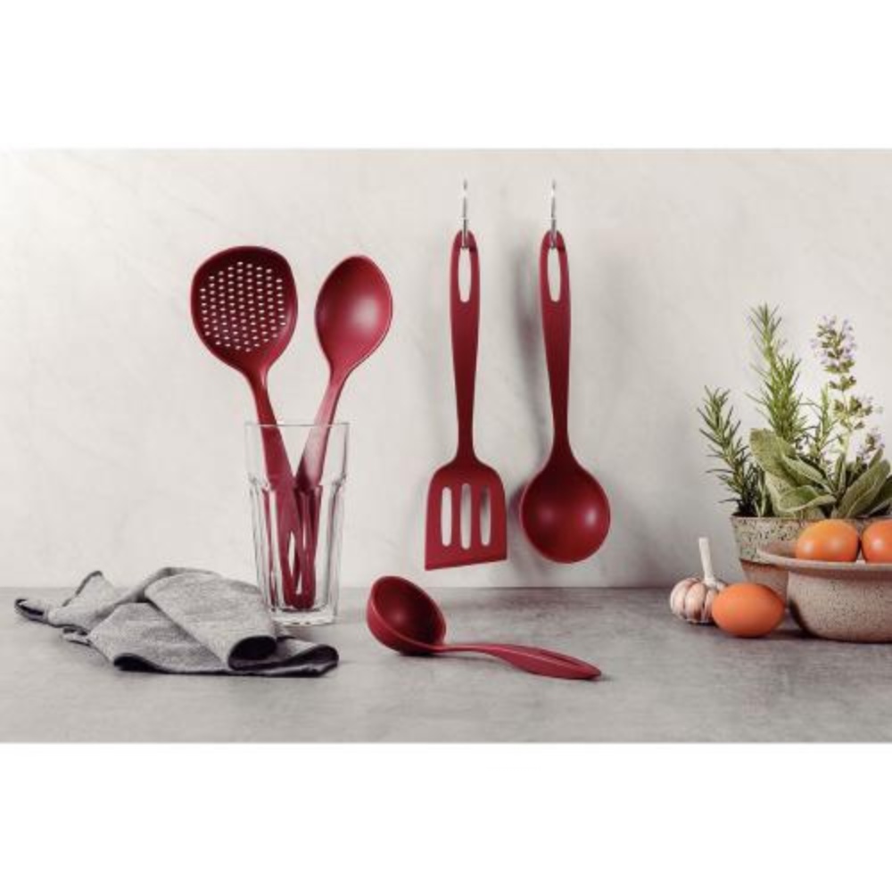 Bộ 5 Món Muôi Vá Muỗng Nấu Ăn Tramontina Chất Liệu Nhựa An Toàn Chịu Nhiệt Sản Xuất Tại Brazil