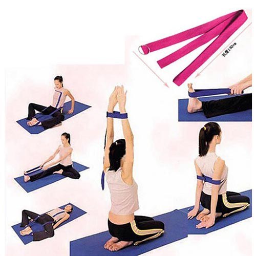 Combo 3 Dụng Cụ Hỗ Trợ Tập Yoga - YOGA QG: 2 Gạch Tập Yoga Trơn, Không Họa Tiết + 1 Dây Đai Tập Yoga Sợi Cotton
