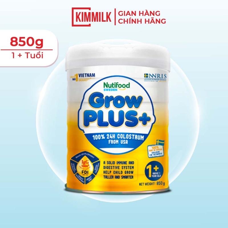Sữa bột Nutifood Grow Plus vàng 1+ 800G bổ sung sữa non