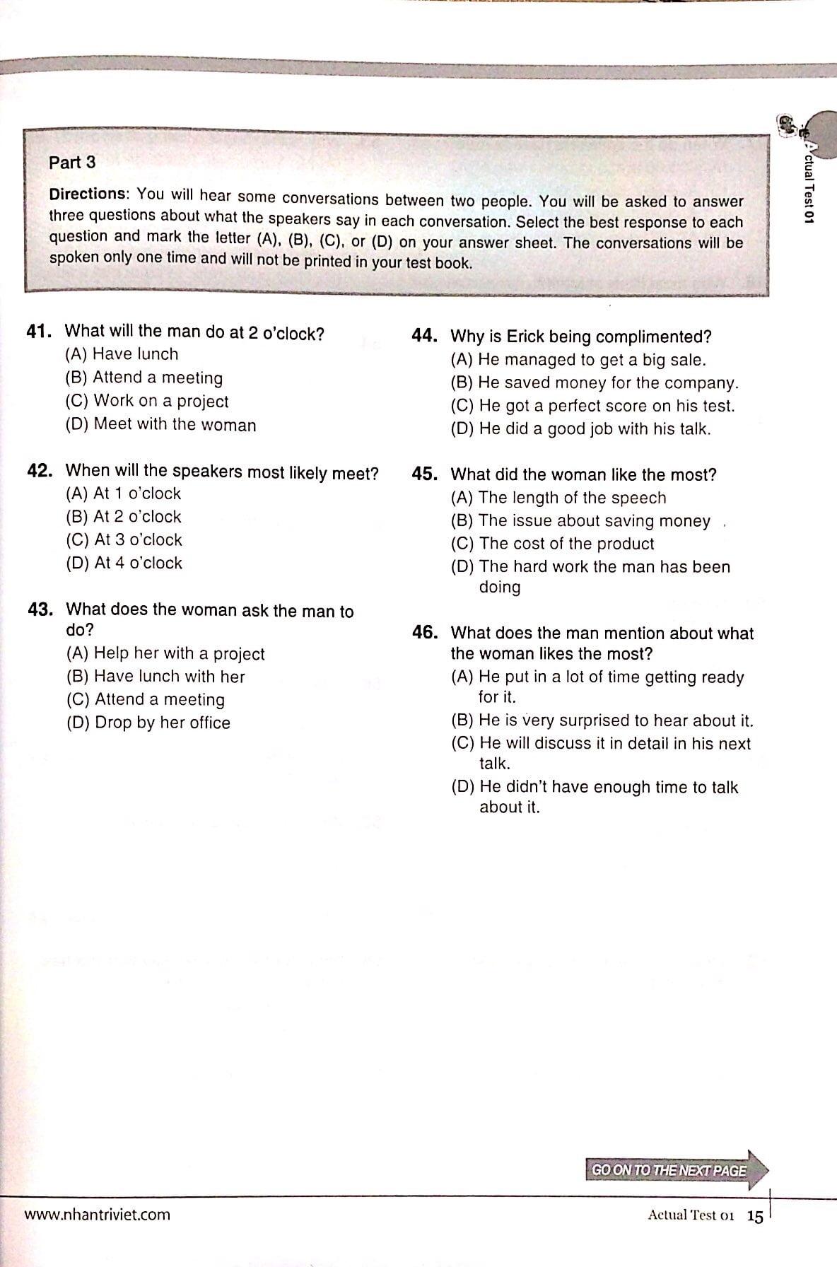 Economy TOEIC LC1000 Volume 2