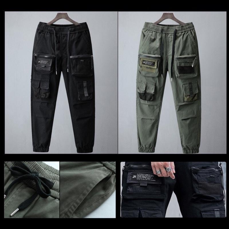 Quần jogger nam túi hộp chất kaki cao cấp mềm mịn C30
