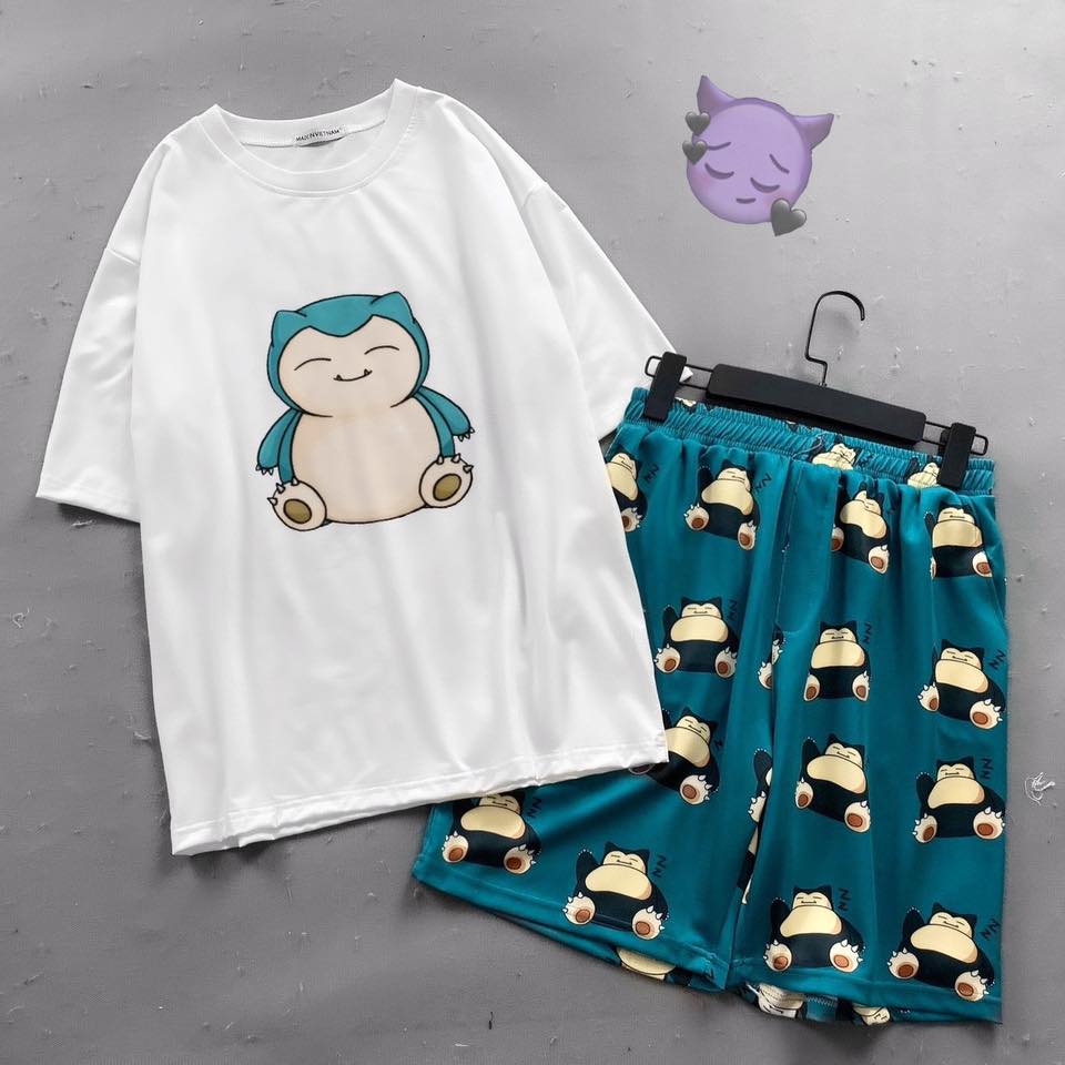 Quần Short Cartoon Unisex Hình Gấu - Quần Đùi Hoạt Hình Siêu Cute - MM