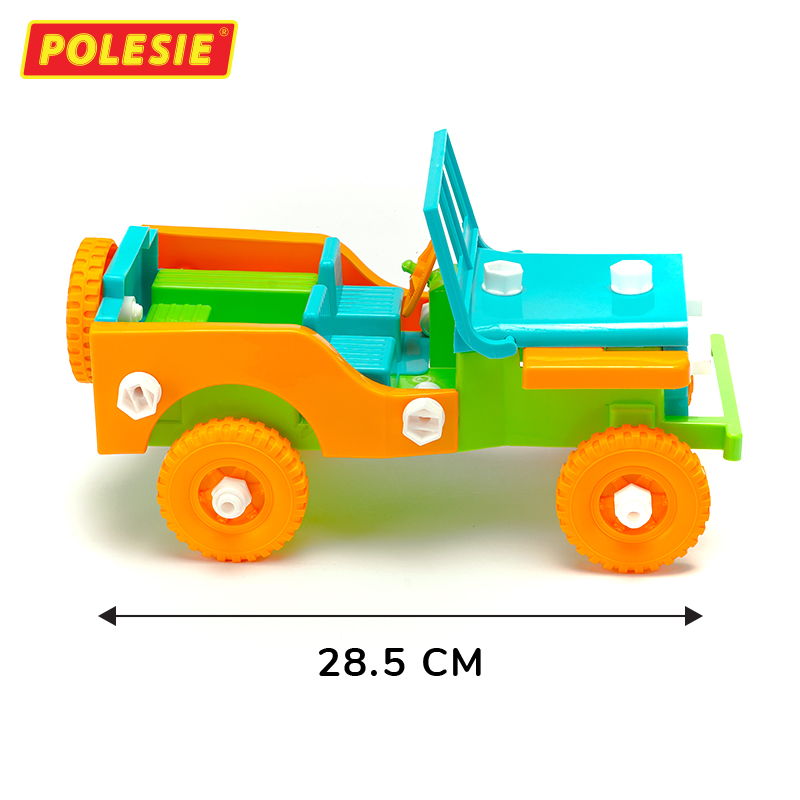 Bộ lắp ghép xe Jeep Retro 42 mảnh – Cavallino Toys