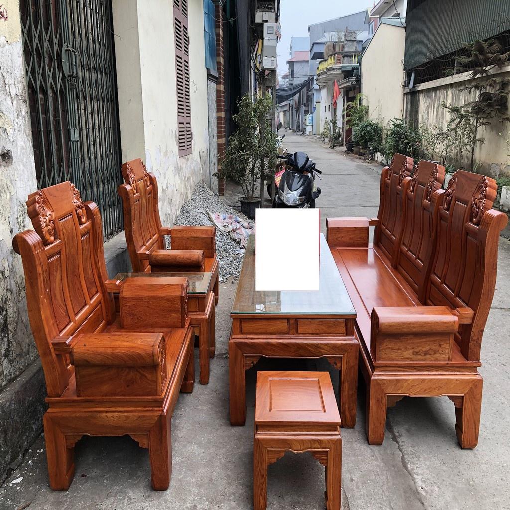 Bộ bàn ghế Âu Á gỗ Gõ Đỏ