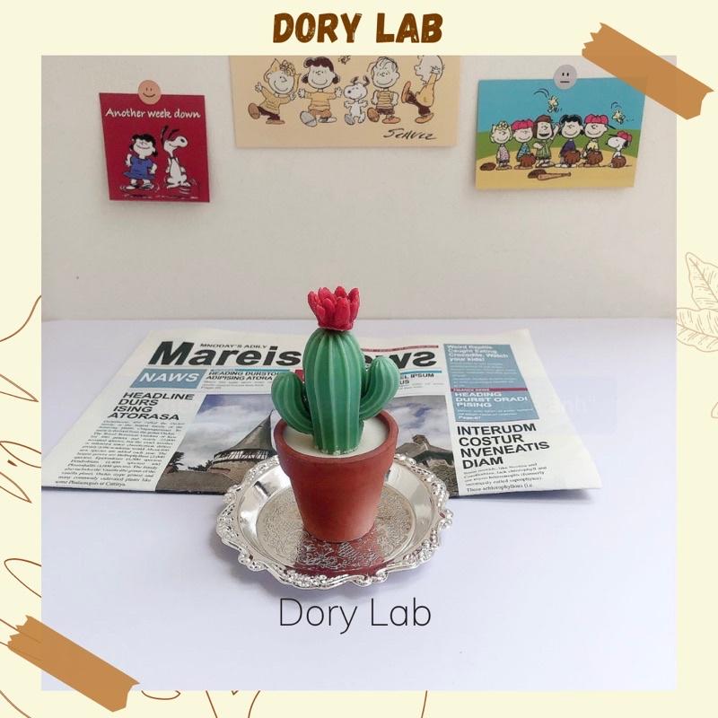 Nến Thơm Handmade Chậu Xương Rồng Nhiều Mẫu, Trang Trí Theo Yêu Cầu - Dory Lab