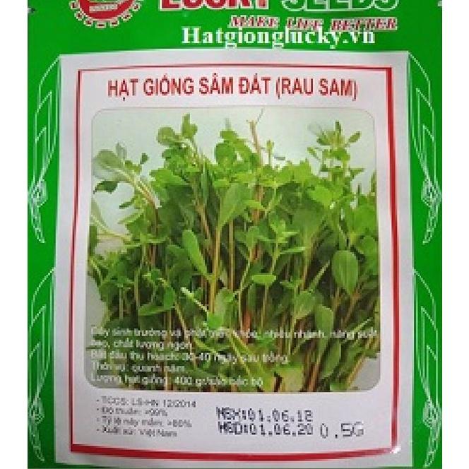 Hạt giống rau sam đất dể trồng f1-gói 0,2gram/tặng kèm gói phân bón lót